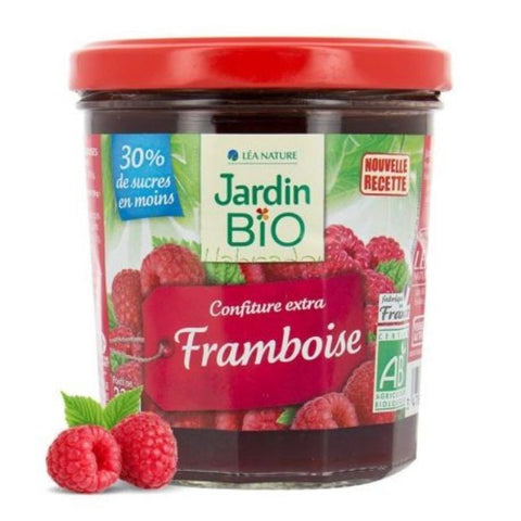 Comprar online BIOFRUITS MERMELADA DE FRAMBUESA 320G de JARDIN BIO. Imagen 1