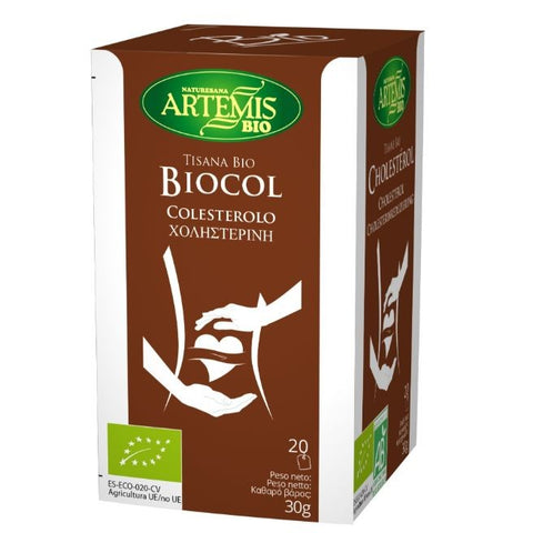 Comprar online CAJA TISANA BIOCOL COLESTEROL T ECO 20 FILTROS de ARTEMISBIO. Imagen 1