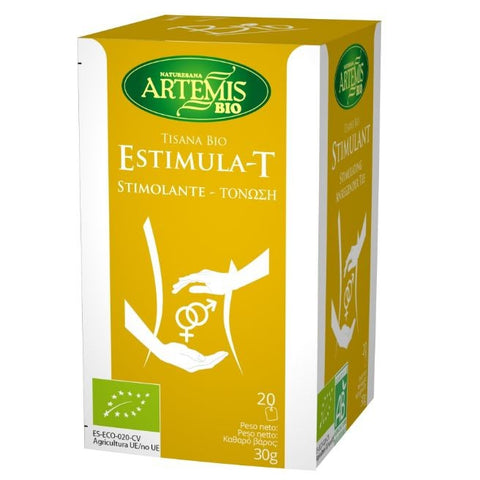 Comprar online CAJA TISANA ESTIMULA T ECO 20 Filtros de ARTEMISBIO. Imagen 1
