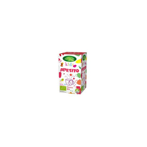 Comprar online CAJA TISANA KIDS APETITO ECO 20 Filtros de ARTEMISBIO. Imagen 1
