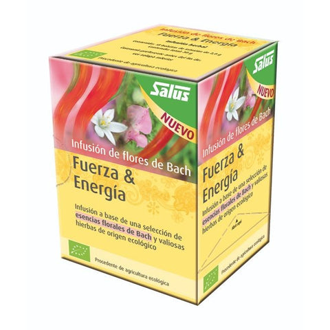 Comprar online FLORES BACH FUERZA & ENERGÍA INFUSIÓN 15 Filtros de SALUS. Imagen 1