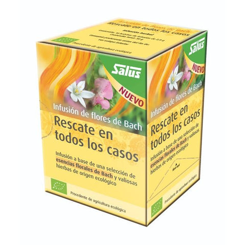 Comprar online FLORES BACH RESCATE INFUSIÓN 15 Filtros de SALUS. Imagen 1