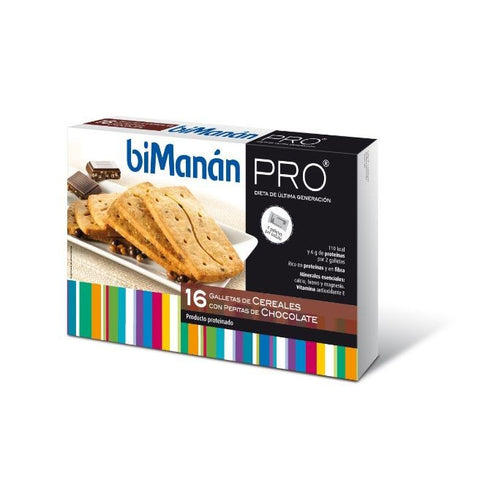 Comprar online BMN PRO GALLETAS CEREAL/PEPITAS CHOCOLATE de BIMANAN. Imagen 1