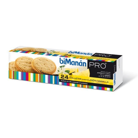 Comprar online BMN PRO GALLETAS SABOR LIMON - VAILLLA 24 Galletas de BIMANAN. Imagen 1