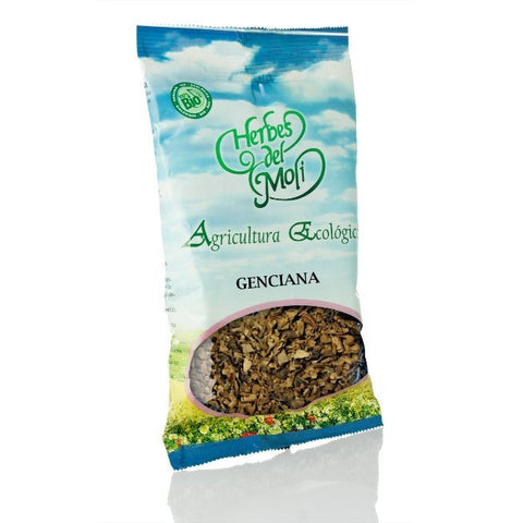 Comprar online GENCIANA RAIZ ECO 70 Gramos de HERBES DEL MOLI. Imagen 1