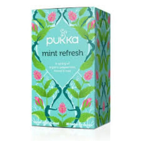Comprar online INFUSION REFRESH ROSA HINOJO MENTA 20 bl BIO de PUKKA. Imagen 1