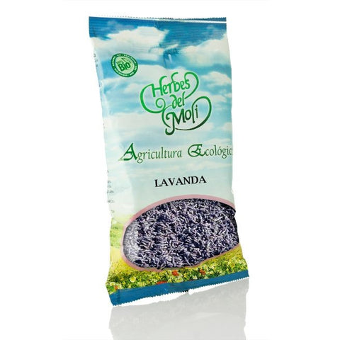 Comprar online LAVANDA FLORES BIO 45 Gramos de HERBES DEL MOLI. Imagen 1