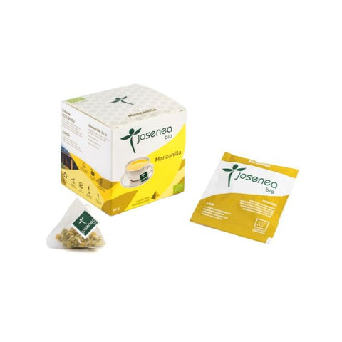 Comprar online MANZANILLA BIO CAJA 10 PIR ENSOBRADAS de JOSENEA. Imagen 1