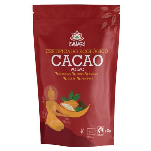 Comprar online CACAO BIO FAIR TRADE 250 gr de ISWARI. Imagen 1