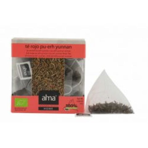 Comprar online PIRAMIDES TE ROJO PU-ERH YUNNAN ECO 30G de ALMA HOME. Imagen 1