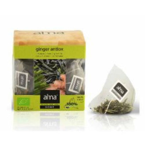 Comprar online PIRAMIDES TE VERDE GINGER ANTIOX ECO 30G de ALMA HOME. Imagen 1