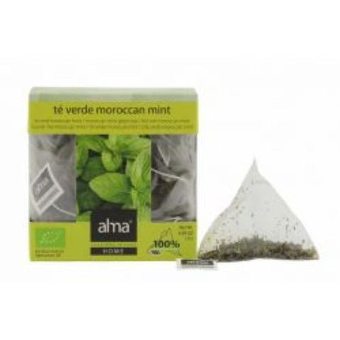 Comprar online PIRAMIDES TE VERDE MOROCCAN MINT ECO 30G de ALMA HOME. Imagen 1