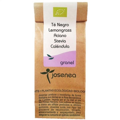 Comprar online TE NEGRO LEMONGRASS ACIANO STEVIA CALENDULA BIO de JOSENEA. Imagen 1