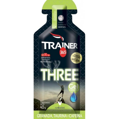 Comprar online CAJA TRAINER THREE GEL 20 GR. de NOVADIET. Imagen 1