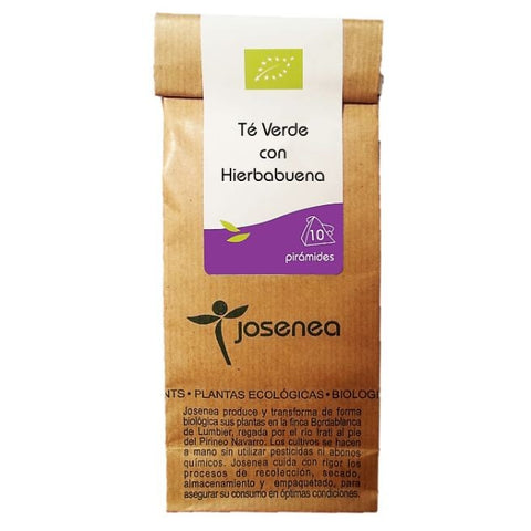 Comprar online TE VERDE CON HIERBABUENA BIO B-10 PIRAMIDES de JOSENEA. Imagen 1