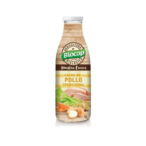 Comprar online CALDO POLLO TRADICIONAL BIOCOP 1 L de BIOCOP. Imagen 1