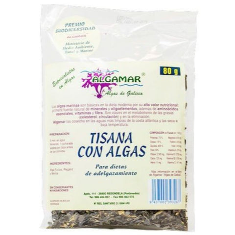 Comprar online TISANA ALGAS Y HIERBAS 80 GRAMOS de ALGAMAR. Imagen 1