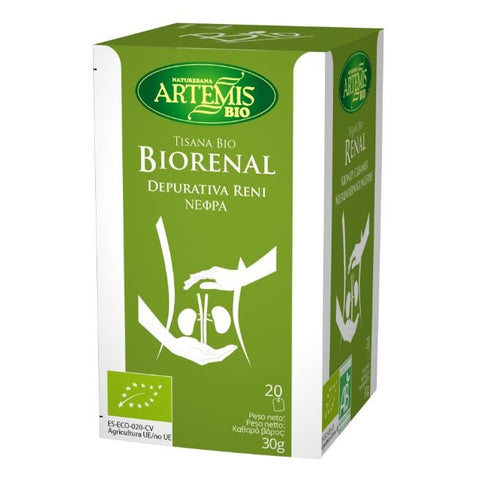 Comprar online TISANA BIORENAL T ECO 20 Filtros de ARTEMISBIO. Imagen 1
