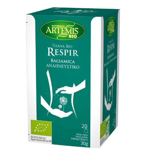 Comprar online TISANA RESPIR T ECO 20 Filtros de ARTEMISBIO. Imagen 1