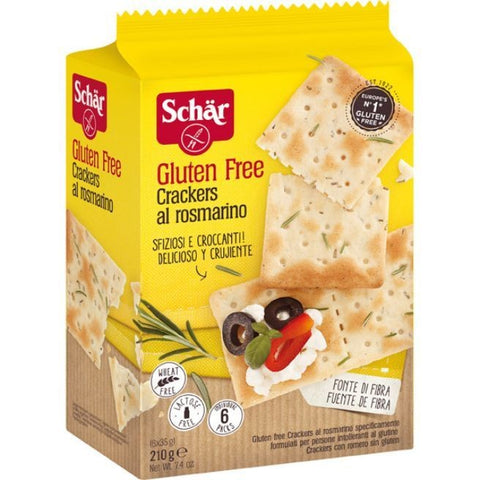 Comprar online CRACKERS AL ROSMARINO 210g de DR. SCHAR SRL. Imagen 1