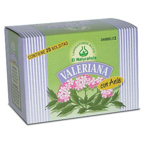 Comprar online VALERIANA CON ANIS 20 Bolsitas infusion de EL NATURALISTA. Imagen 1
