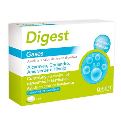 Comprar online BIGEST DIGEST GASES 60 Comp de ELADIET. Imagen 1