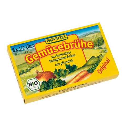 Comprar online CALDO VERDURAS CUBITOS RAPUNZEL 80 G de RAPUNZEL. Imagen 1