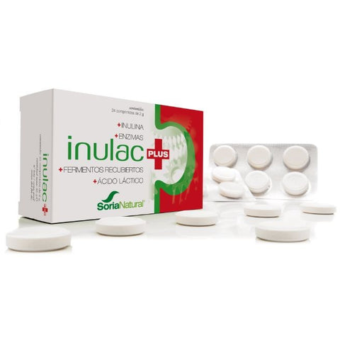 Comprar online INULAC PLUS 2 g x 24 Comp de SORIA. Imagen 1