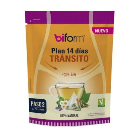 Comprar online PLAN 14 DIAS TRANSITO 14 Bolsitas 100% NATURALES de BIFORM. Imagen 1