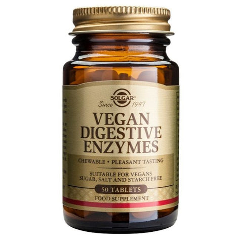 Comprar online VEGAN ENZIMAS DIGESTIVAS 250 Comp de SOLGAR. Imagen 1