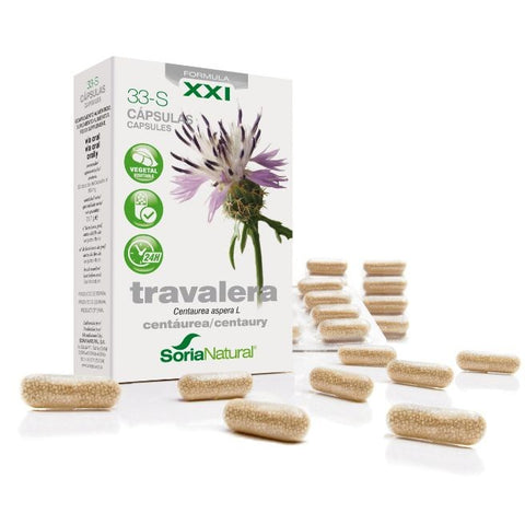 Comprar online 33-S TRAVALERA 200 mg 30 Caps de SORIA. Imagen 1