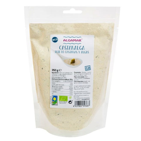Comprar online CASTAÑALGA PURE DE CASTAÑA Y ALGAS BIO 190 G de ALGAMAR. Imagen 1