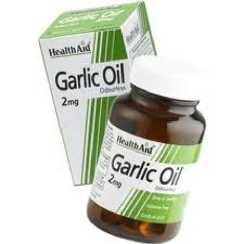 Comprar online ACEITE DE AJO 2 mg 60 Capsulas de HEALTH AID. Imagen 1