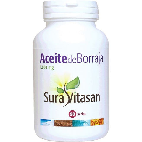 Comprar online ACEITE DE BORRAJA 1000 mg 90 Perlas de SURA VITASAN. Imagen 1