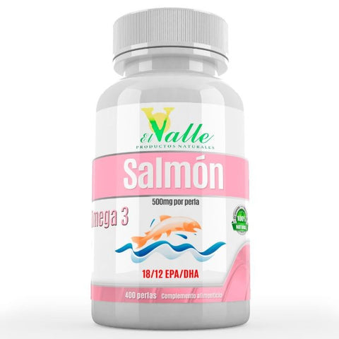 Comprar online ACEITE DE SALMON 400 Perlas de VALLE. Imagen 1
