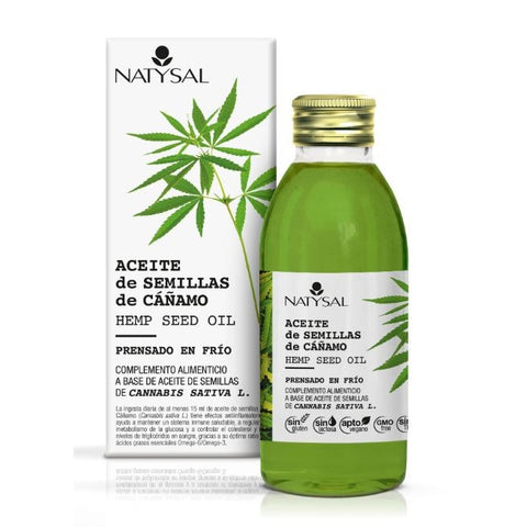Comprar online ACEITE DE SEMILLAS DE CAÑAMO 150 ML de NATYSAL. Imagen 1