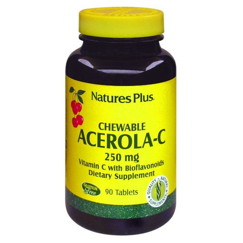 Comprar online ACEROLA C 250 mg 90 Comp de NATURES PLUS. Imagen 1