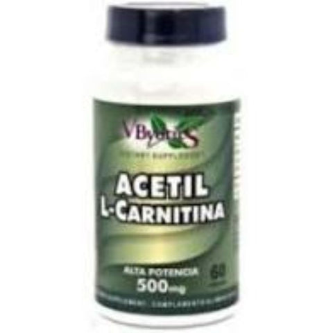 Comprar online ACETIL- L- CARNITINA CARNIPURE 500 mg 60 Caps de V.BYOTIC. Imagen 1