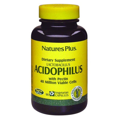 Comprar online ACIDOPHILUS 90 Caps de NATURES PLUS. Imagen 1