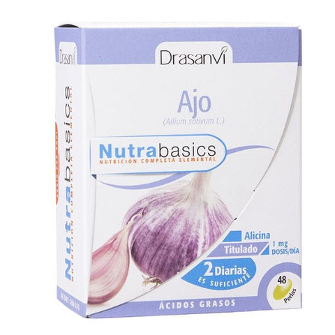 Comprar online AJO MACERADO 1000 mg 48 Perlas NUTRABASICOS de DRASANVI. Imagen 1