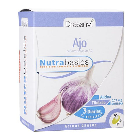 Comprar online AJO MACERADO 500 mg 90 Perlas NUTRABASICOS de DRASANVI. Imagen 1