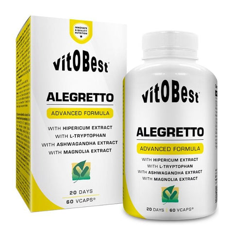 Comprar online ALEGRETTO ADVENCED FORMULA 60 Vcaps de VIT.O.BEST. Imagen 1
