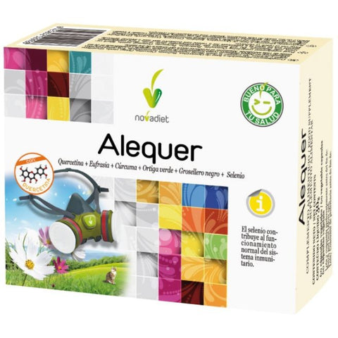 Comprar online ALEQUER 60 CAPSULAS VEGETALES de NOVADIET. Imagen 1