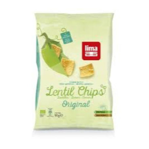 Comprar online CHIPS DE LENTEJAS ORIGINAL 90G 90G BIO de LIMA. Imagen 1