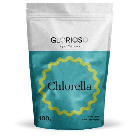 Comprar online CHLORELLA 100 gramos de GLORIOSO SUPER NUTRIENTS. Imagen 1