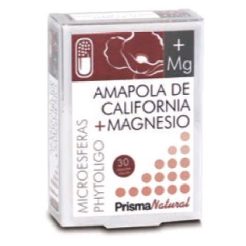 Comprar online AMAPOLA DE CALIFORNIA + MAGNESIO 30 caps de PRISMA NATURAL. Imagen 1