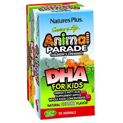 Comprar online ANIMAL PARADE DHA FOR KIDS 90 - CEREZA Comp Mast de NATURES PLUS. Imagen 1
