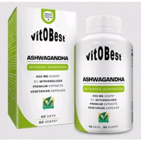 Comprar online ASHWAGANDHA 60 Caps de VIT.O.BEST. Imagen 1