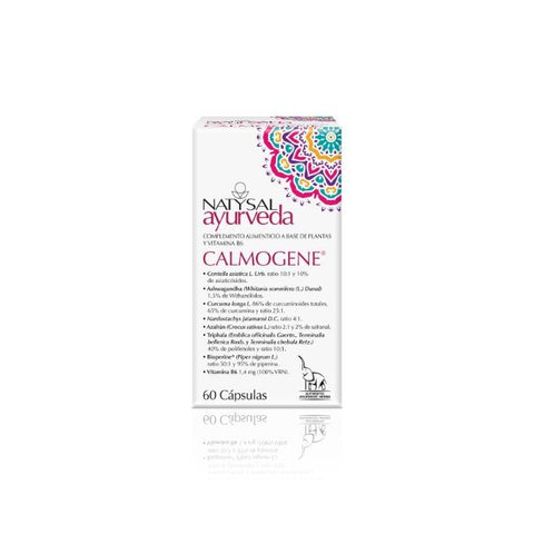 Comprar online AYURVEDA CALMOGENE 60 CAPSULAS de NATYSAL. Imagen 1