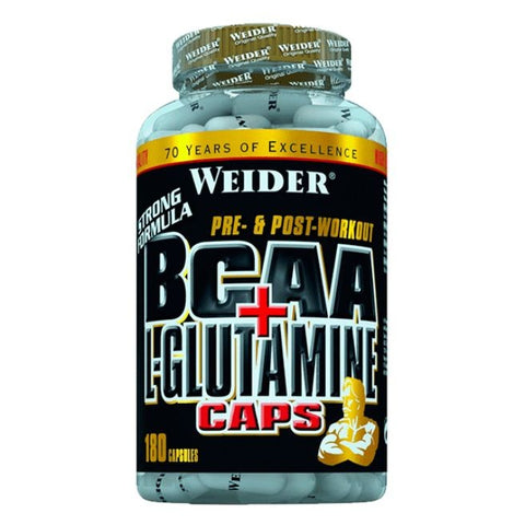 Comprar online BCAA+L-GLUTAMINE (CAPSULAS) 180 CAPS de WEIDER. Imagen 1